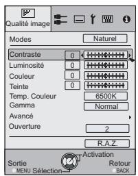 JVC DLA-HD550WE - Ajuste la qualité d'image - 3