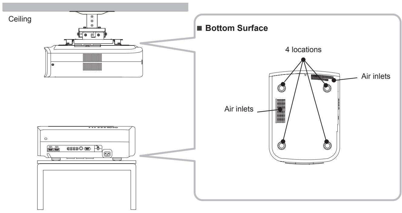 JVC DLA-HD550WE - Mounting this Unit - 1