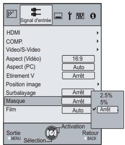 JVC DLA-HD550WE - Masquer l'image - 5