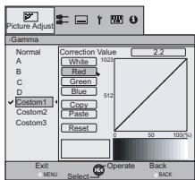 JVC DLA-HD550WE - Color Temp. - 1