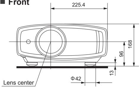 JVC DLA-HD550WE - Dimensions - 3