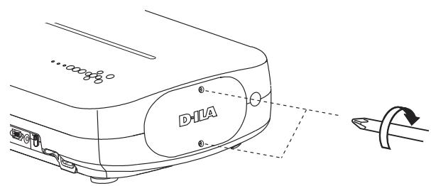 JVC DLA-HD990BE - Attach the lamp cover - 1