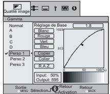 JVC DLA-HD990BE - Menu de configuration (suite) - 1