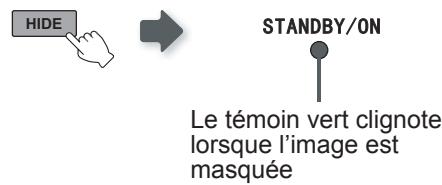 JVC DLA-HD990BE - Vous pouvez masquer temporairement l'image. - 1