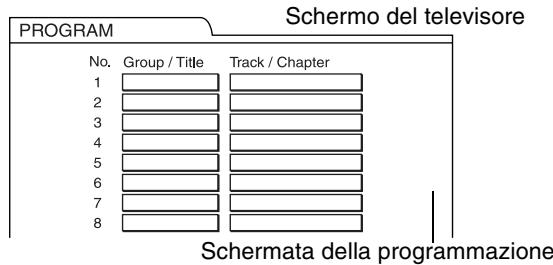 JVC FS-Y1E - Mentre il disco è fermo, premere PLAY MODE ripetutamente per visualizzare “PROGRAM” sulla finestra del display sull’unità principale. - 1