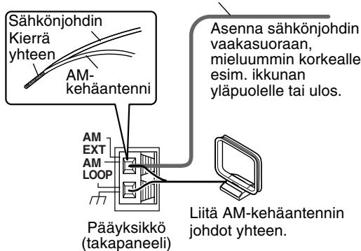JVC FS-Y1E - ■ Jos radiovastaanoton laatu on huono AM-kehäantennista huolimatta - 1