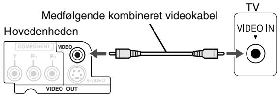 JVC FS-Y1E - Tilslutning af fjernsyn - 1