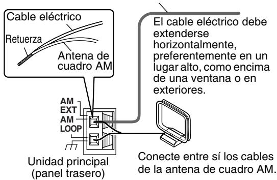 JVC FS-Y1E - ■ Si no se puede obtener una buena recepción con la antena de cuadro AM suministrada - 1