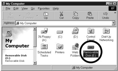 JVC G-726 DECODER - Affichage du contenu d'une carte mémoire (Windows®) - 1
