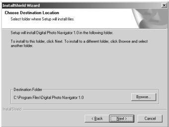 JVC G-726 DECODER - L'exemple suivant se rapporte au logiciel Digital Photo Navigator sous Windows® 98SE. - 2