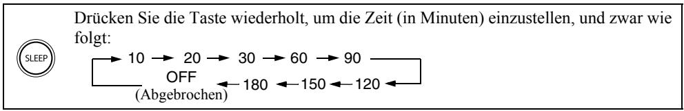JVC NX-PN10E - ■ Ausschalten der Anlage mit einer voreingestellen Verzögerung—Einschlaf-Timer - 1