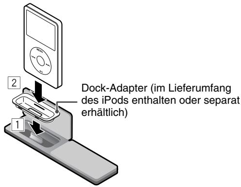 JVC NX-PN7E - Anschlieben des iPod-Geräts - 2