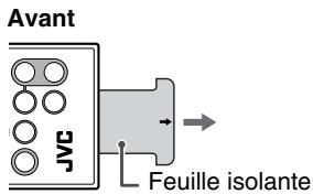 JVC NX-PN7E - Préparation de la télécommande - 1