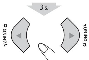3 s. TUNING ① TUNING ②