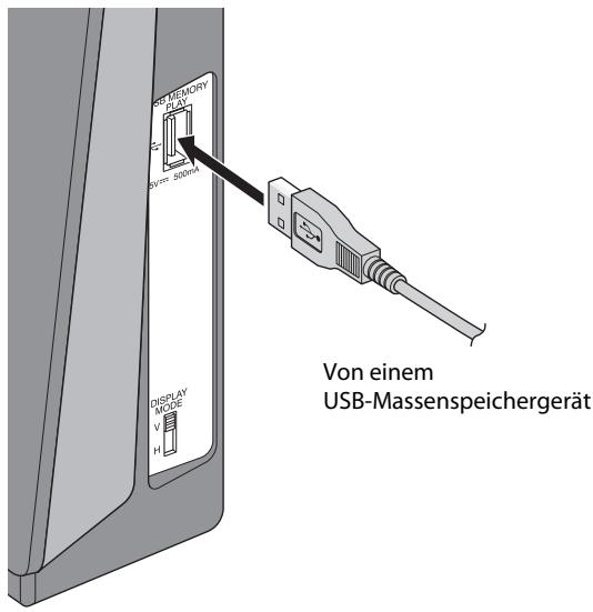 Von einem USB-Massenspeichergerät