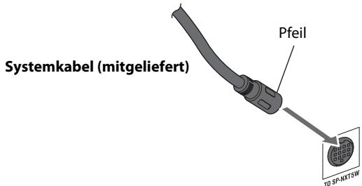 Systemkabel (mitgeliefert) Pfeil TD SP-MXTSW