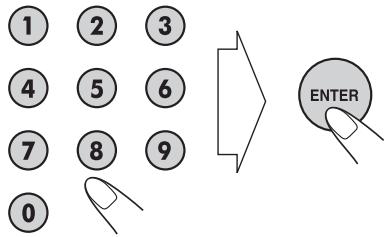 ① ② ③ ④ ⑤ ⑥ ⑦ ⑧ ⑨ ① ENTER