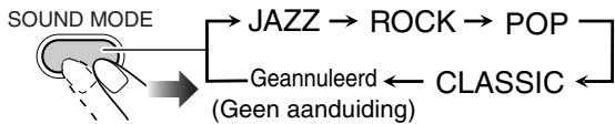 JVC UX-G210 - Kiezen van een geluidsfunctie - 1