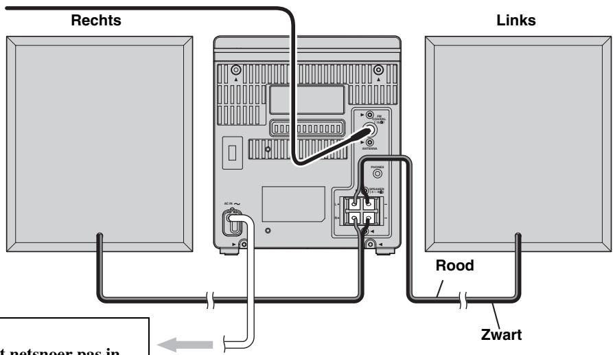 Rechts Links Rood Zwart at netspoer pas in