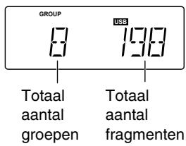 GROUP 8 US$ 198 Totaal aantal groepen Totaal aantal fragmenten
