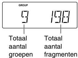 GROUP 9 138 Totaal aantal groepen Totaal aantal fragmenten