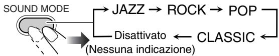JVC UX-G210 - Per selezionare una modalità audio - 1