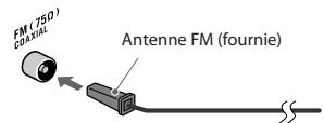 JVC UX-G375 - Pour connecter les cordons d'enceinte - 4