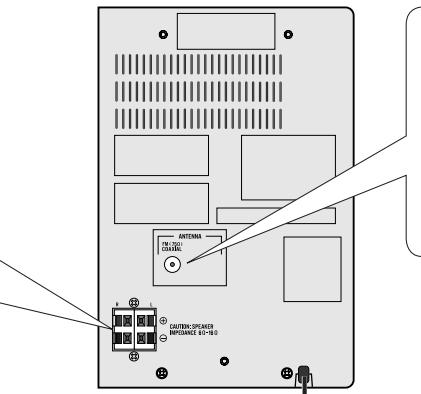 JVC UX-G375 - Pour connecter les cordons d'enceinte - 3