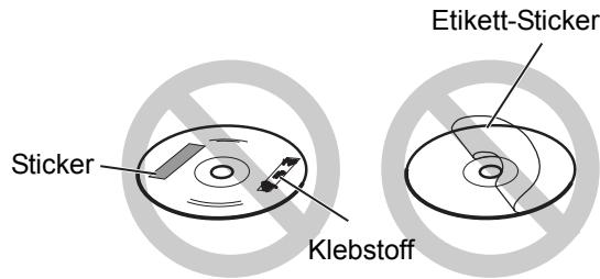JVC UX-GN7VE - Handhabung der Discs - 1