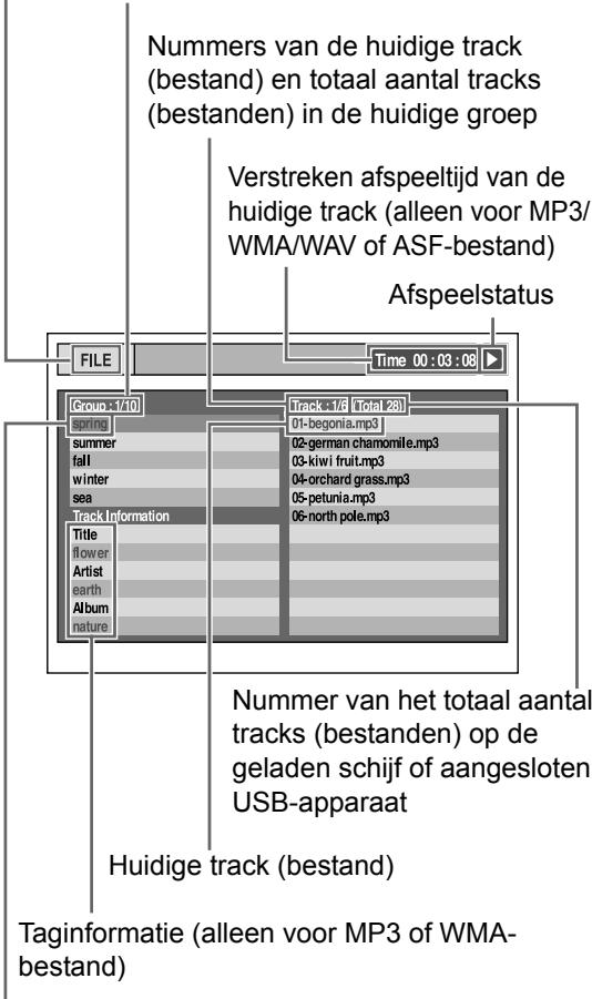 JVC UX-GN7VE - Druk op om het afspelen stop te zetten. - 1