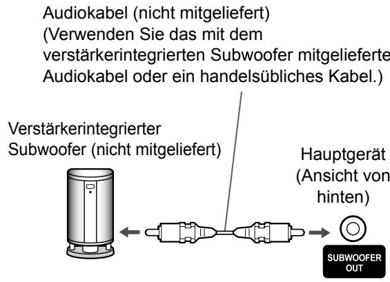 JVC UX-GN9V - Anschreiben eines Subwoofoers - 1