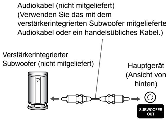 JVC UX-GN9VE - Anschreiben eines Subwoofoers - 1