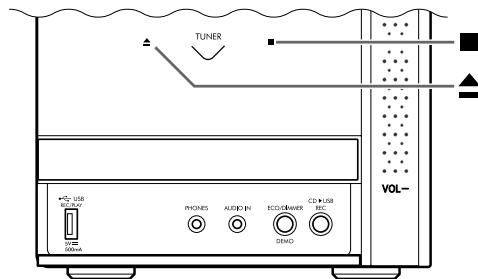JVC UX-GN9VE - Réglage du verrouillage d'éjection du disque - 1