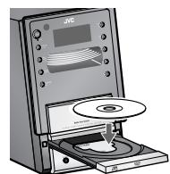 JVC UX-L5V - Pour insérer un disque - 2