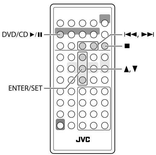JVC UX-L5VE - Télécommande - 1