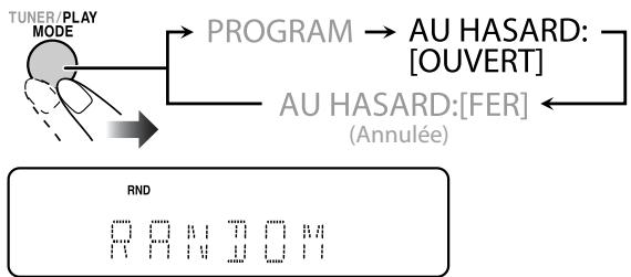 JVC UX-L5VE - Lecture aléatoire - 3