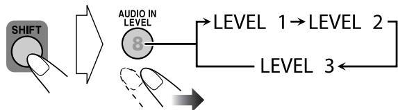 JVC UX-L5VE - Regolazione del livello dell'ingresso audio - 2