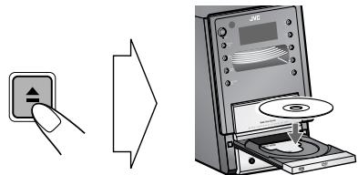 JVC UX-L5VE - Per insertire un disco - 2