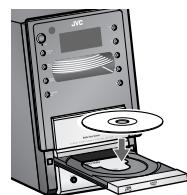 JVC UX-L5VE - Pour insérer un disque - 3
