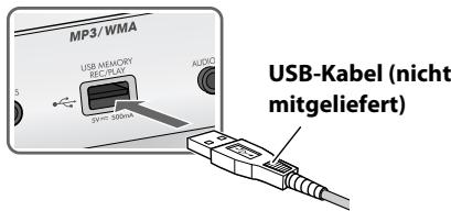 JVC UX-L5VE - Beim Anschlieben eines USB-Massenspeichergeräts - 1