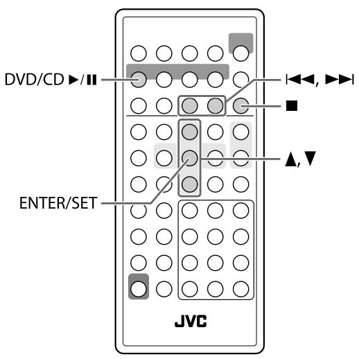 JVC UX-L5VE - Afstandsbediening - 1