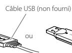 JVC UX-LP5E - Connexion d'un périphérique USB à mémoire de grande capacité - 2