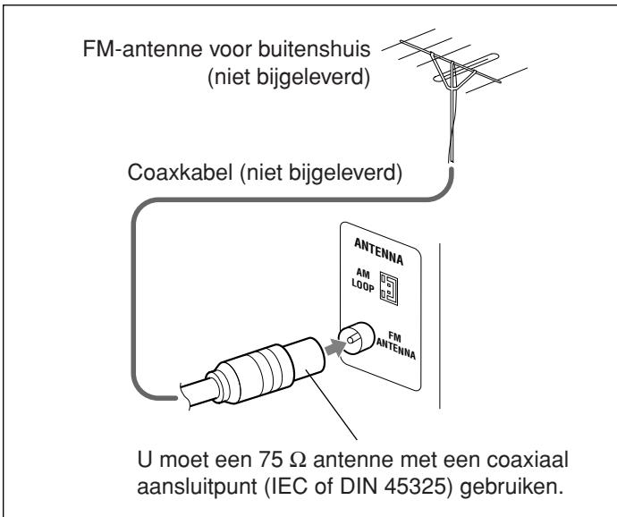 JVC UX-S11 - Een FM-antenne voor buitenshuis aansluten - 1