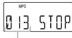 JVC UX-S11 - Na het stoppen van de weergave van een MP3-disc - 1