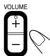 JVC UX-S11 - Ajustement du volume - 1
