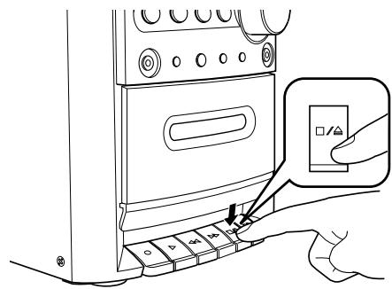JVC UX-S11 - Drücken Sie die Taste / (Stop/ Kassettenladeschacht geöffnet). - 1
