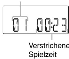 JVC UX-S11 - Während der Wiedergabe einer MP3-Disk - 1
