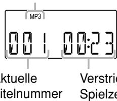 JVC UX-S11 - Während der Wiedergabe einer MP3-Disk - 2