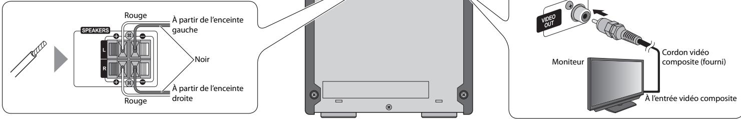 JVC UX-SG5B - Ne branche pas le cordon d'alimentation secteur avant d'avoir effectué toutes les autres connexions. - 1