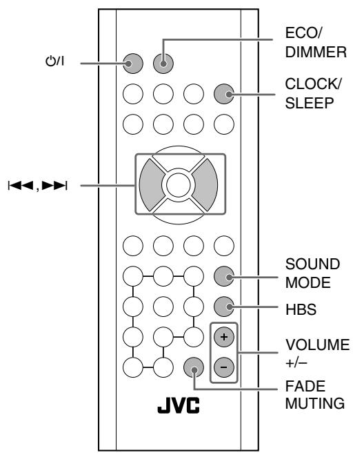 JVC UX-TB3 - Fernbedienung - 1